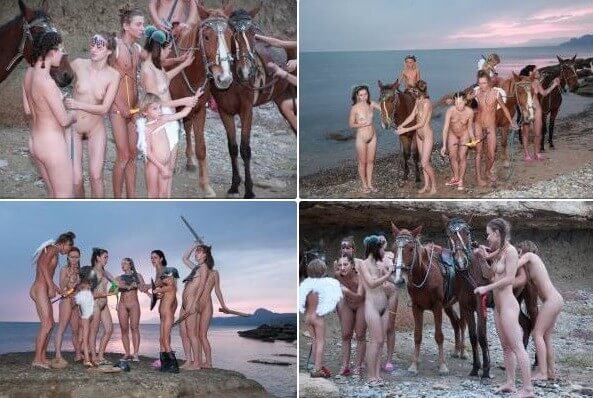 Mystical Horsey Riders Series photos - Nudism is part of life