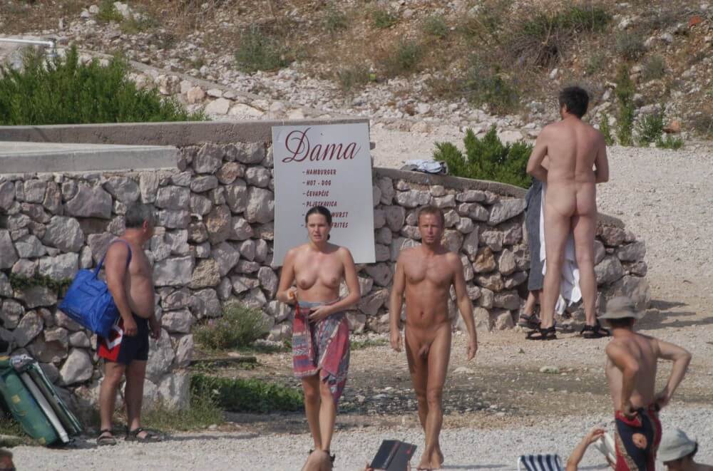 Baska Rock-Wall Path pics - Types of recreation in nudist destinations