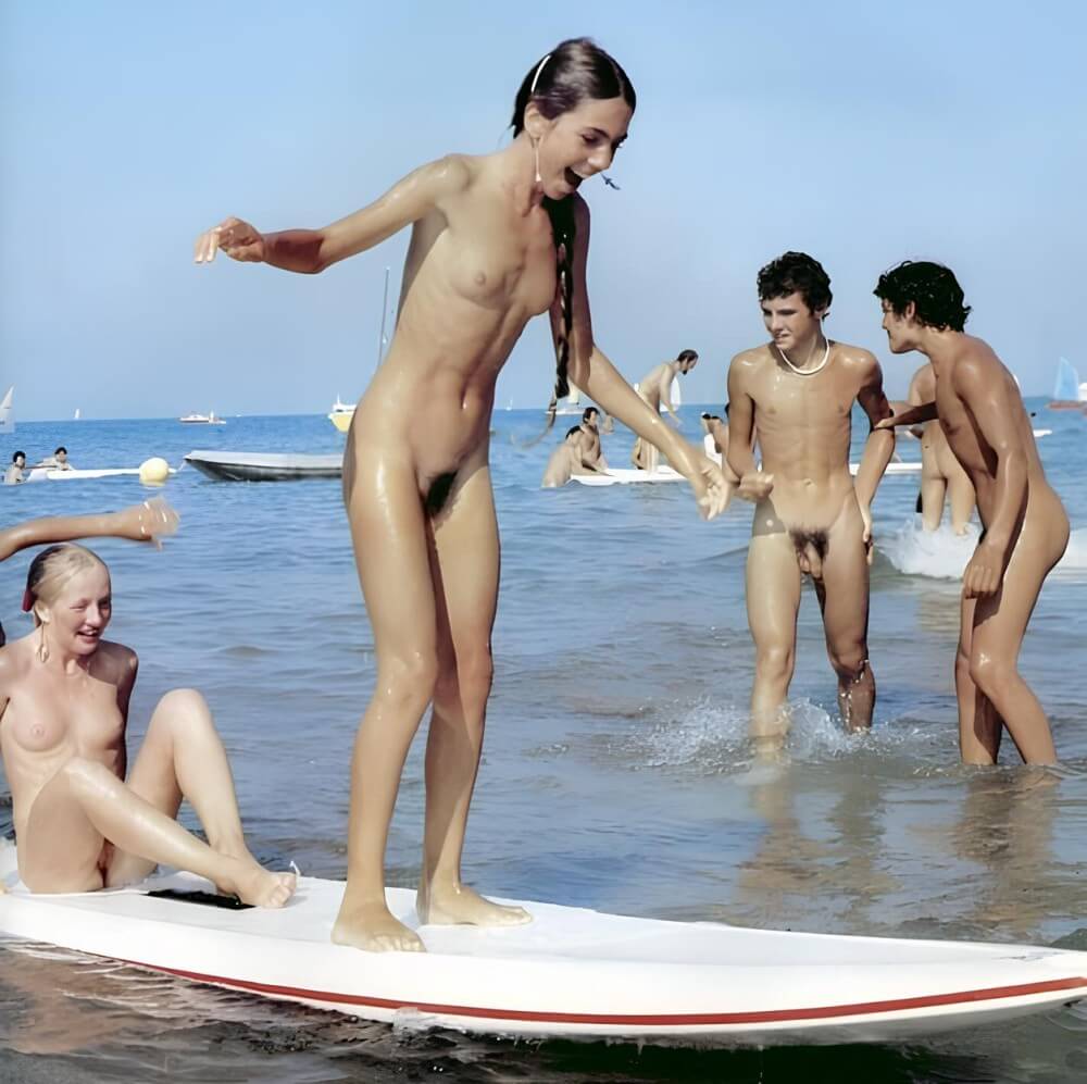 Retro naturism beautiful photos - A person without clothes is closer to nature