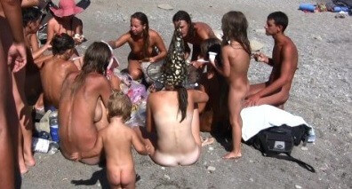 The vast oceanfront 1 Full HD video - The Naked Human Body