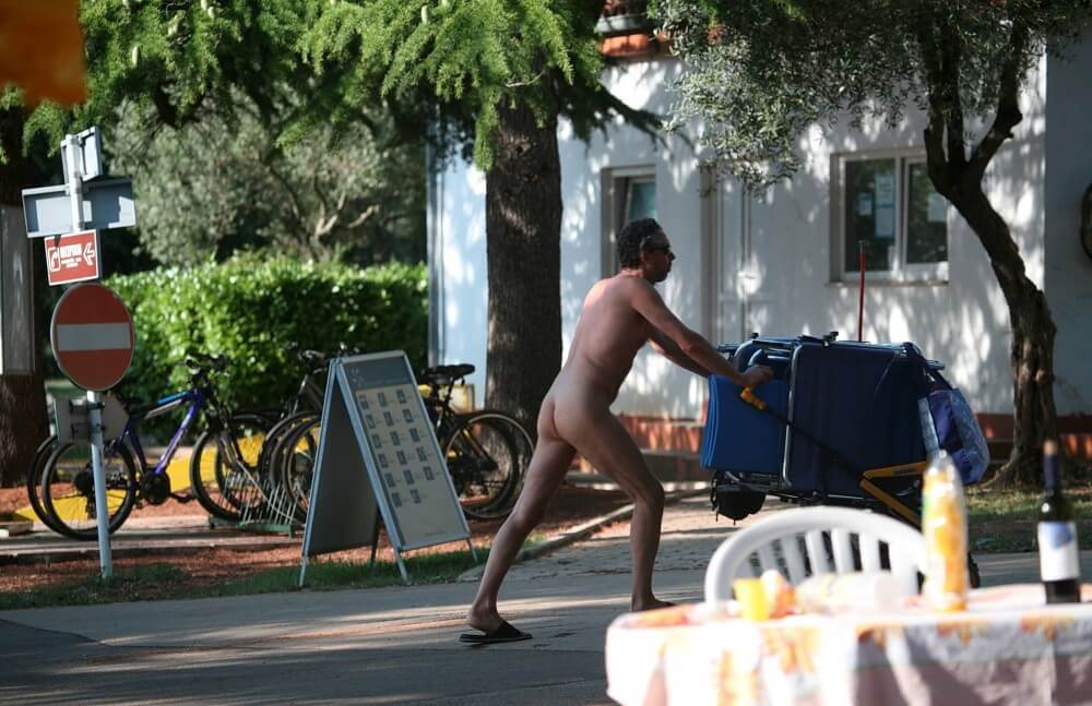 Park Side Street Pass-Bys photos - Many naturists are members of Green parties or various environmental movements