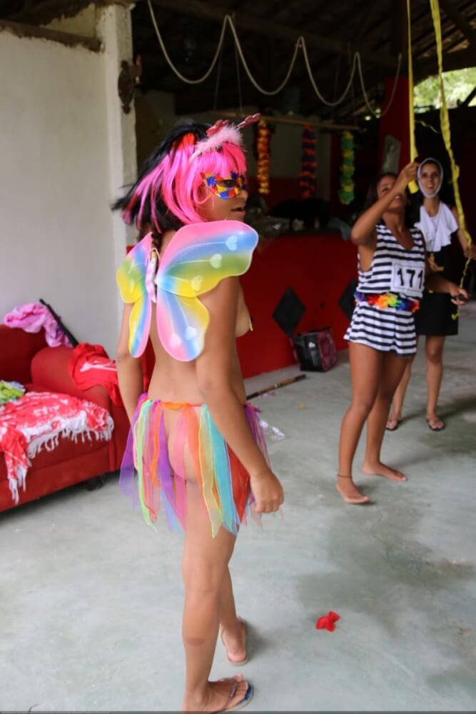 Tropical carnival photo gallery - Nudity fosters trust and mutual understanding among people