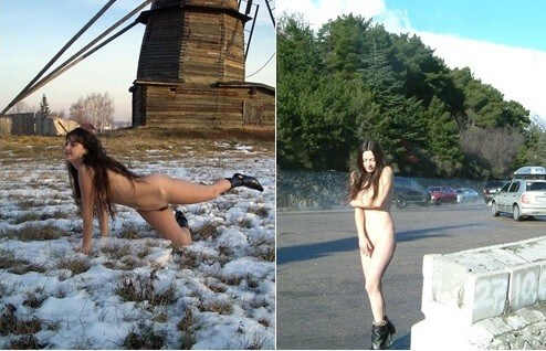 Beautiful Suntan Stretches-Winter Sport pics - Naturism teaches respect and love for the natural world