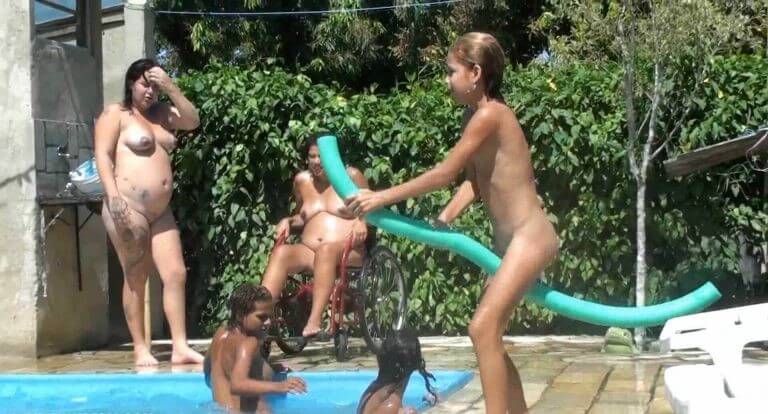 Oceanic Backyard Noon # 1 Full HD - Nudity as a natural aspect of human life