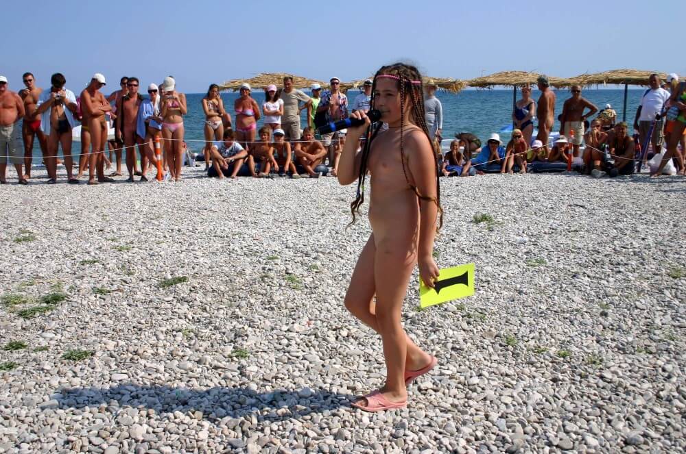 Naturist Mic Speech photos - Advocates of naturism and nudism live in harmony with nature