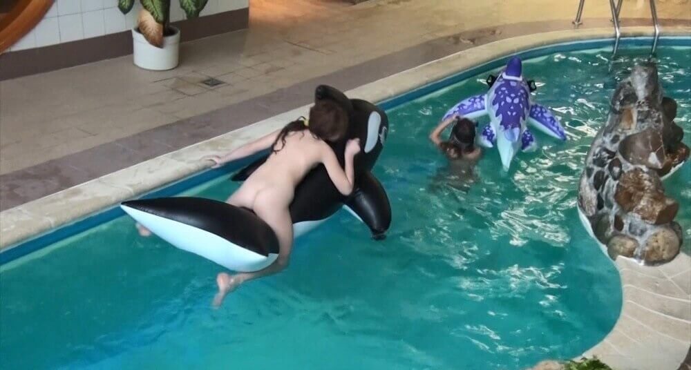 Naturism in the pool Full HD - Nudist families: open materials for connoisseurs