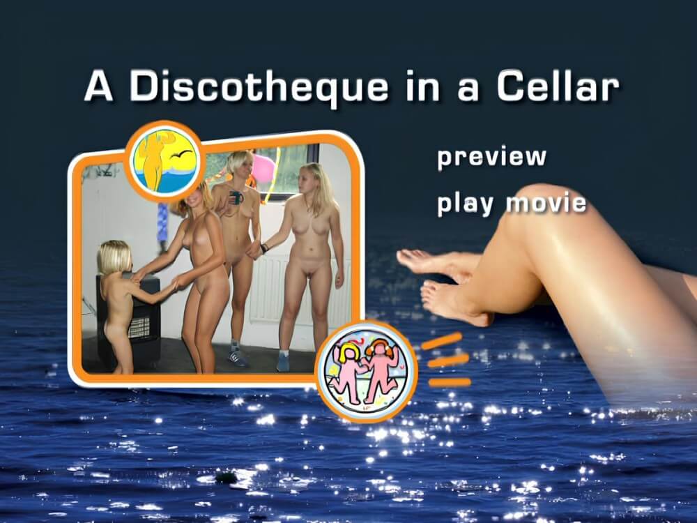 Naturist Freedom: A discotheque in a cellar - Nature fills the naked body with energy and inspiration