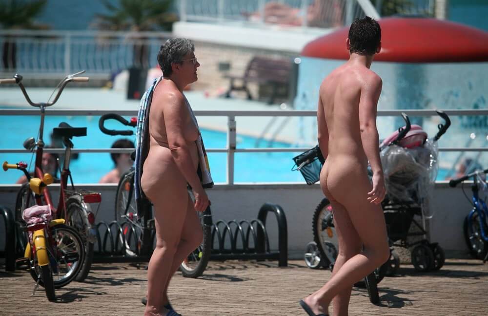 Sun-Soaked Sidewalk pics - Naturism and Nudism as a Path to Inner Freedom and Harmony