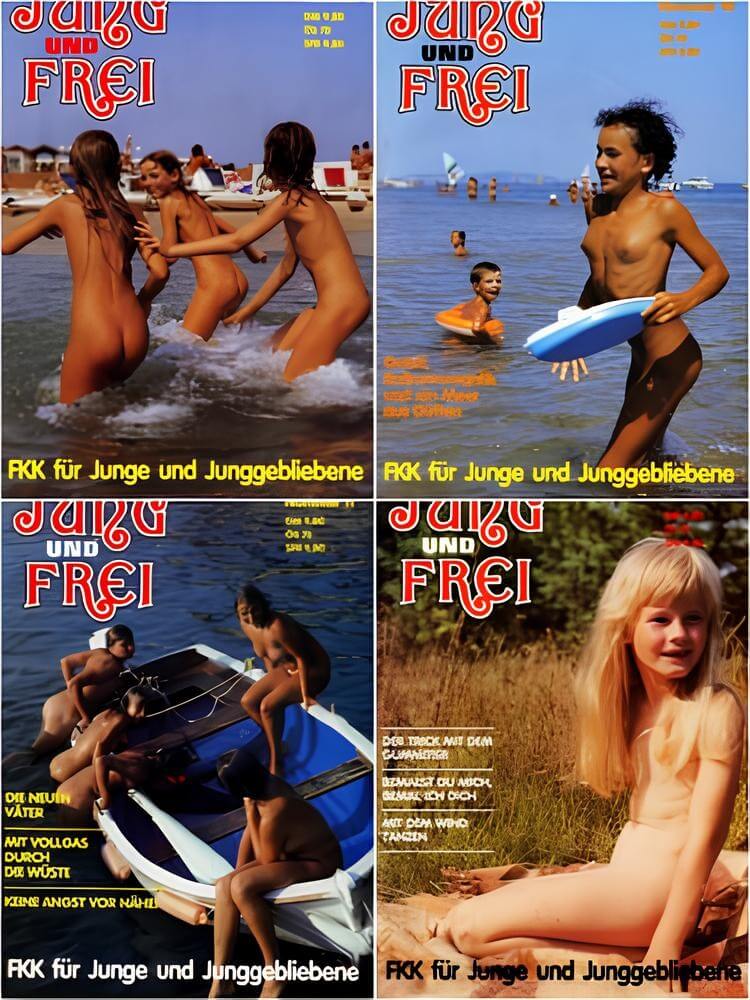 Jung und Frei Nr 9-12 - Seeks harmony with the rhythms of nature and the environment through nudity