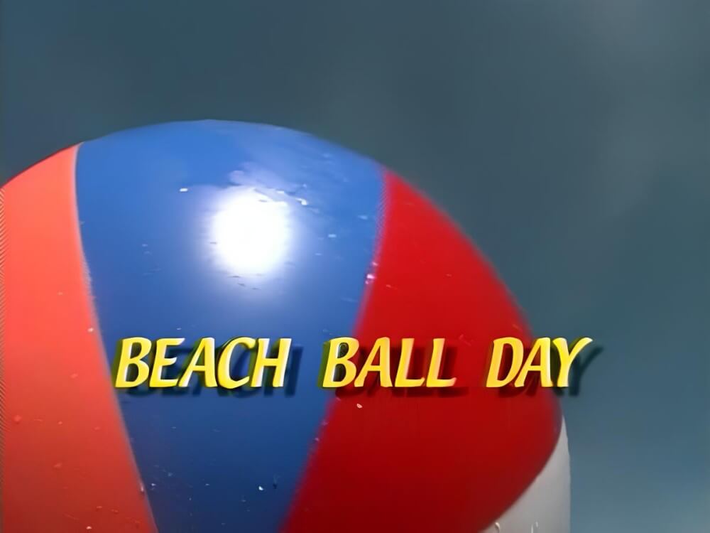 Enature- Beach ball day - Getting rid of clothes