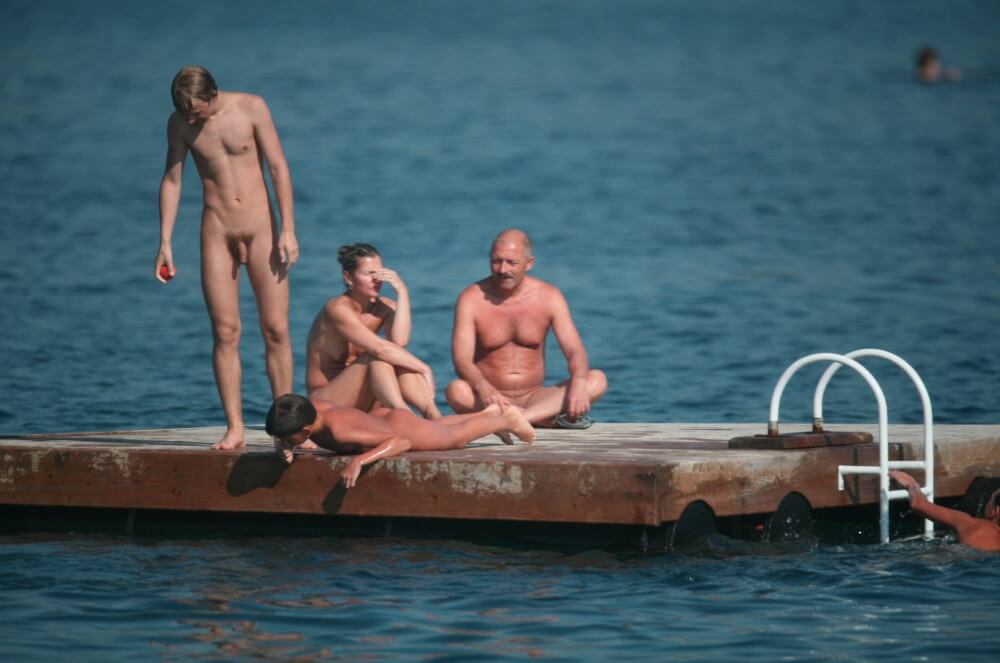 Naturist Family Water Slab pics - The sacred nature of the nude human form among naturists
