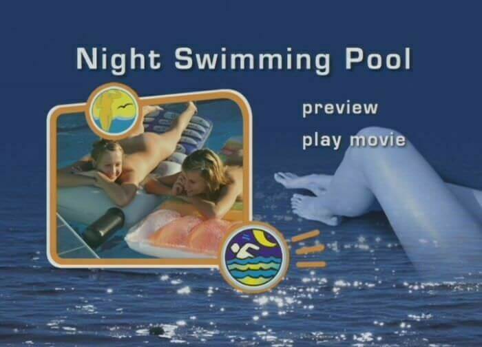 Naturist Freedom: Night swimming pool - Naturism creates harmony with the environment
