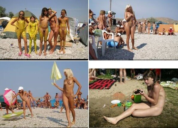 Beautiful Princesses On The Sea photos - Engaging in naturism promotes inner harmony and peace of mind