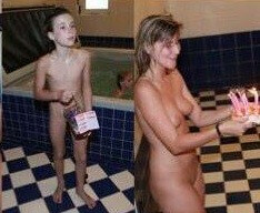 Naturists celebrates birthday photos - The worship of the naked body