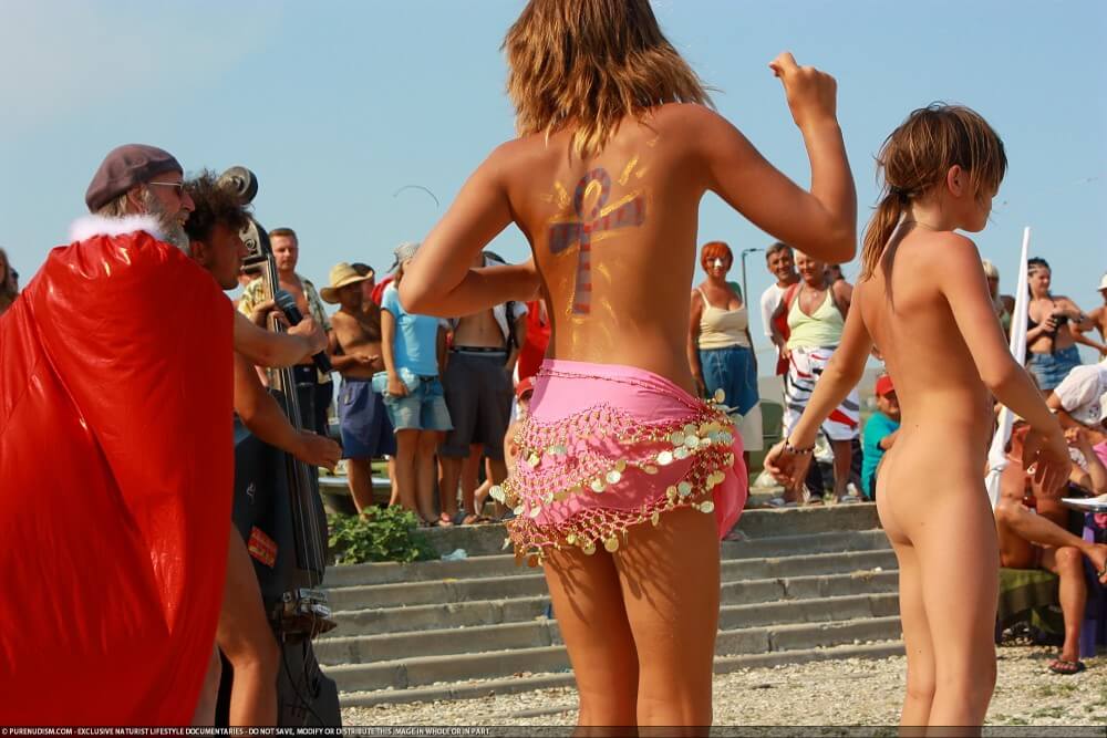 Colorful Carnival Dancing photos - People in a State of Complete Nudity