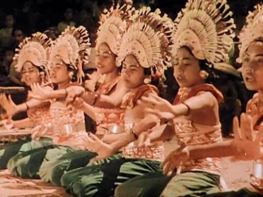 Legong Dance of the Virgins 1935 - People come together in unity with nature to take off their clothes