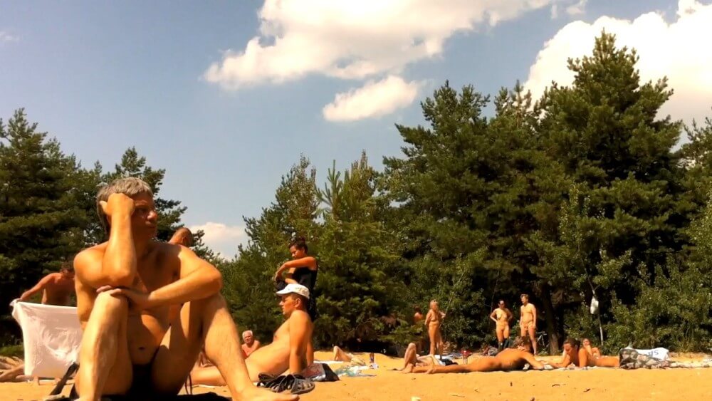 Nudist camping in the forest video HD - The idea of self-acceptance and self-respect is important among naturists
