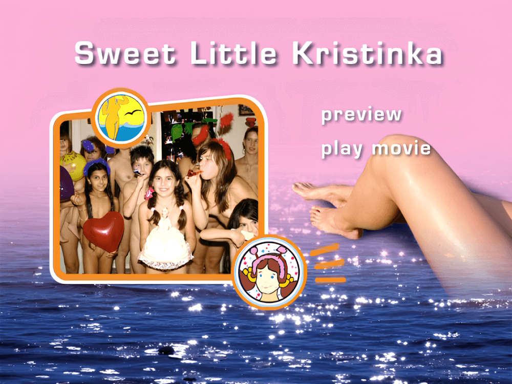 Naturist Freedom: Sweet Little Kristinka DVD - Nudity in nudism is a form of honesty with oneself